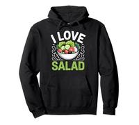 I Love Salad Veggies Veganism World Vegan Day Sudadera con Capucha
