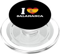 I Love Salamanca España Corazón Bandera España PopSockets PopGrip para MagSafe