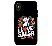 I Love Salsa Dance Pasión Ritmos energéticos Movimientos Carcasa para iPhone X/XS