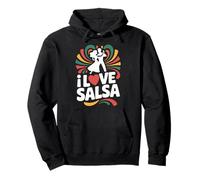 I Love Salsa Dance Pasión Ritmos energéticos Movimientos Sudadera con Capucha