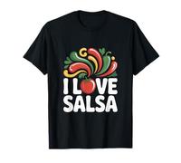 I Love Salsa Enthusiast - Diseño colorido y atrevido Camiseta