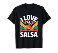 I Love Salsa Vibrante Danza Expresión Camiseta