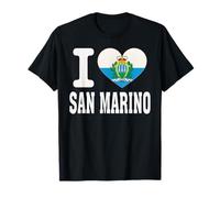 I Love San Marino Corazón Souvenir Lovers Pride Travel Camiseta
