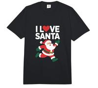 I Love Santa Claus Alegre Holiday Spirit Comfort Colors Adult Heavyweight T-Shirt