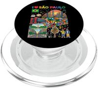 I Love Sao Paulo Brasil PopSockets PopGrip para MagSafe