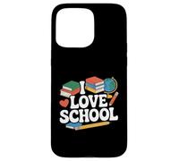 I Love School Books - Globo de lápiz divertido Carcasa para iPhone 15 Pro Max