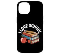 I Love School Books Lápiz Apple Diseño Carcasa para iPhone 14