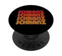 I Love Schranz Funny Hard Tekno Techno Alemán Fast Music Fan PopSockets PopGrip Adhesivo