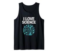 I Love Science Diseños Experimentales Camiseta sin Mangas