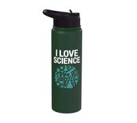 I Love Science Diseños Experimentales Stainless Steel Insulated Water Bottle