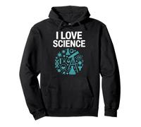 I Love Science Diseños Experimentales Sudadera con Capucha
