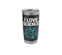 I Love Science Diseños Experimentales Vaso térmico de acero inoxidable de doble pared