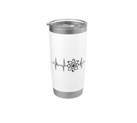 I Love Science Línea ECG Científico Pulso Vaso térmico de acero inoxidable de doble pared