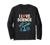 I Love Science Telescopio de ADN Química Física Manga Larga