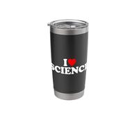 I Love Science Vaso térmico de acero inoxidable de doble pared