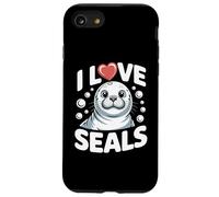 I Love Seals Lindo Mamífero Marino Amante del Oc Carcasa para iPhone SE (2020) / 7 / 8