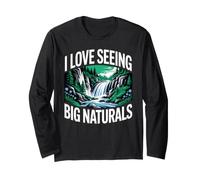 I Love Seeing Big Naturals Naturaleza Bosque al Aire Libre Manga Larga