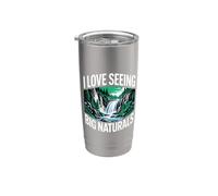 I Love Seeing Big Naturals naturaleza bosque al aire libre Vaso térmico de acero inoxidable de doble pared
