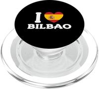 I Love Segovia España Corazón Bandera España PopSockets PopGrip para MagSafe