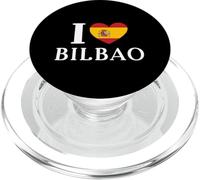 I Love Segovia España Corazón Bandera España PopSockets PopGrip para MagSafe