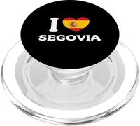 I Love Segovia España Corazón Bandera España PopSockets PopGrip para MagSafe
