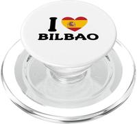 I Love Segovia España Corazón Bandera España PopSockets PopGrip para MagSafe