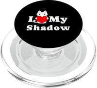 I Love Shadow Cat Dueño Mascota Gatito Amante PopSockets PopGrip para MagSafe