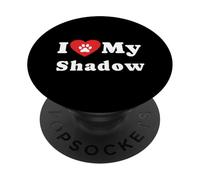 I Love Shadow Dueño de Perros Amante de Perros PopSockets PopGrip Adhesivo