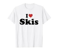 I Love Skis Camiseta