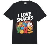 I Love Snacks Galletas Gomitas Palomitas Delicias Comfort Colors Adult Heavyweight T-Shirt