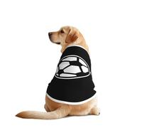 I Love Soccer - Camiseta de manga para perro, diseño divertido y lavable a máquina, para perros medianos y grandes