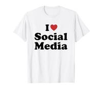 I Love Social Media Camiseta