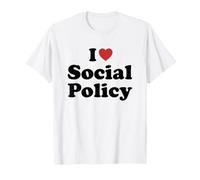 I Love Social Policy Student Major Graduation Camiseta
