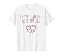 I Love Someone with Autism Camiseta