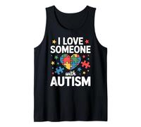 I Love Someone with Autism Kids Camiseta sin Mangas