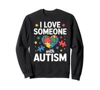I Love Someone with Autism Kids Sudadera