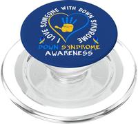 I Love Someone With Down Syndrome - Down Syndrome Awareness PopSockets PopGrip para MagSafe