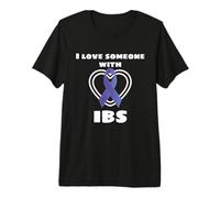 I Love Someone with IBS Irritable Bowel Syndrome Awareness Camiseta Premium