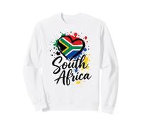 I Love South Africa Vacaciones Bandera Corazón Turista Viaje Sudadera