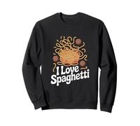 I Love Spaghetti Noodles Albóndigas Diversión Sudadera