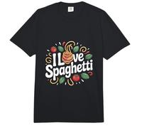 I Love Spaghetti Whimsical Tomate Basil Comfort Colors Adult Heavyweight T-Shirt