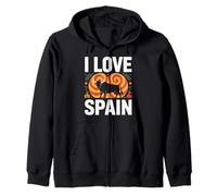 I Love Spain Bull Pasión española Sudadera con Capucha