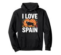 I Love Spain Bull Pasión española Sudadera con Capucha