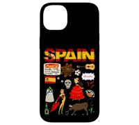 I Love Spain, Cool Spain Culture Doodle Illustration Graphic Carcasa para iPhone 14 Plus