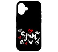 I Love Spain Culture tee Shirt, Vintage Spain Graphic Design Carcasa para iPhone 16