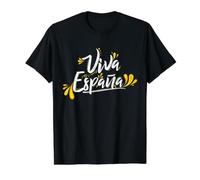 I Love Spain, Viva Espana Spain Illustration Graphic Design Camiseta gráfica económica, Hombre, Negro, M