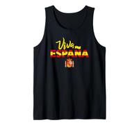 I Love Spain, Viva Espana Spanish Flag Pride Coat of Arms Camiseta sin Mangas