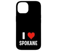 I Love Spokane Washington - Corazón - Recuerdo de Vacaciones de Viaje Carcasa para iPhone 14