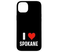 I Love Spokane Washington - Corazón - Recuerdo de Vacaciones de Viaje Carcasa para iPhone 14 Plus