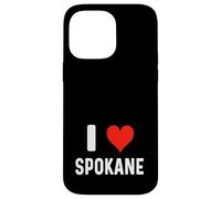 I Love Spokane Washington - Corazón - Recuerdo de Vacaciones de Viaje Carcasa para iPhone 14 Pro MAX